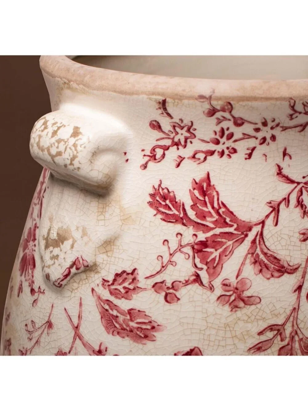 Rustic Antique Ceramic Planter & Vase, 6.68